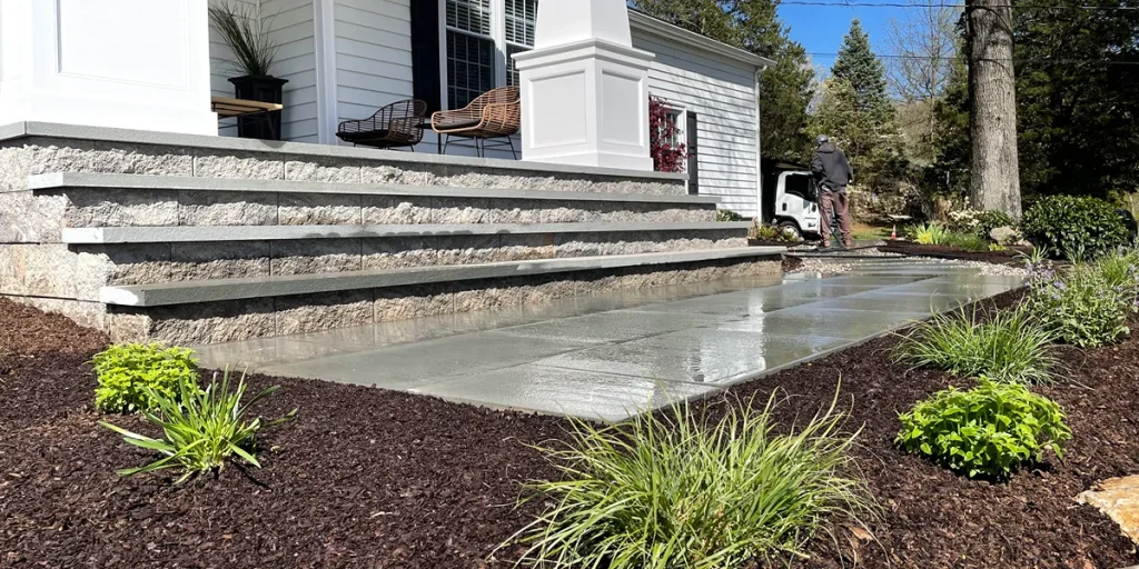 Bridgewater Front Step Makeover