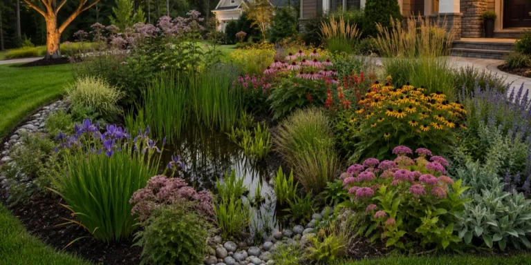 Rain Garden as Drainage Solution