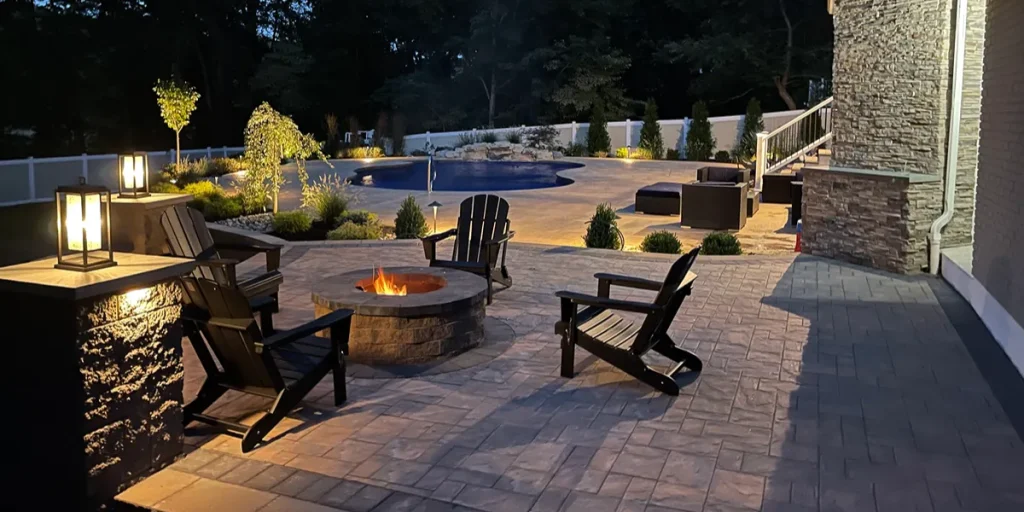 Outdoor living space in Tinton Falls NJ